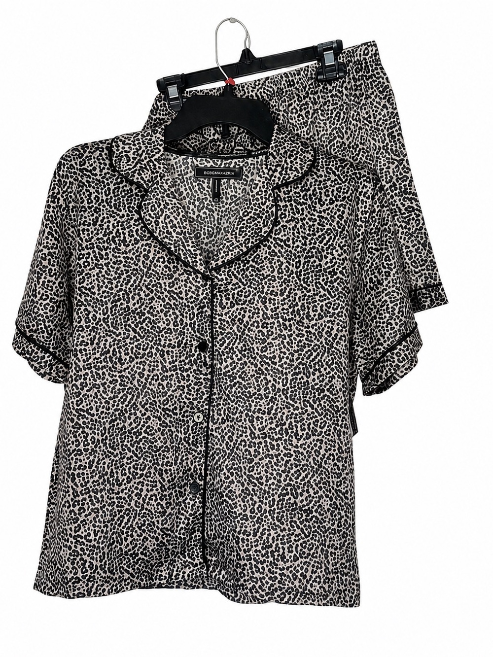 NWT-BCBGMAXAZRIA Leo Texture Pajama Set